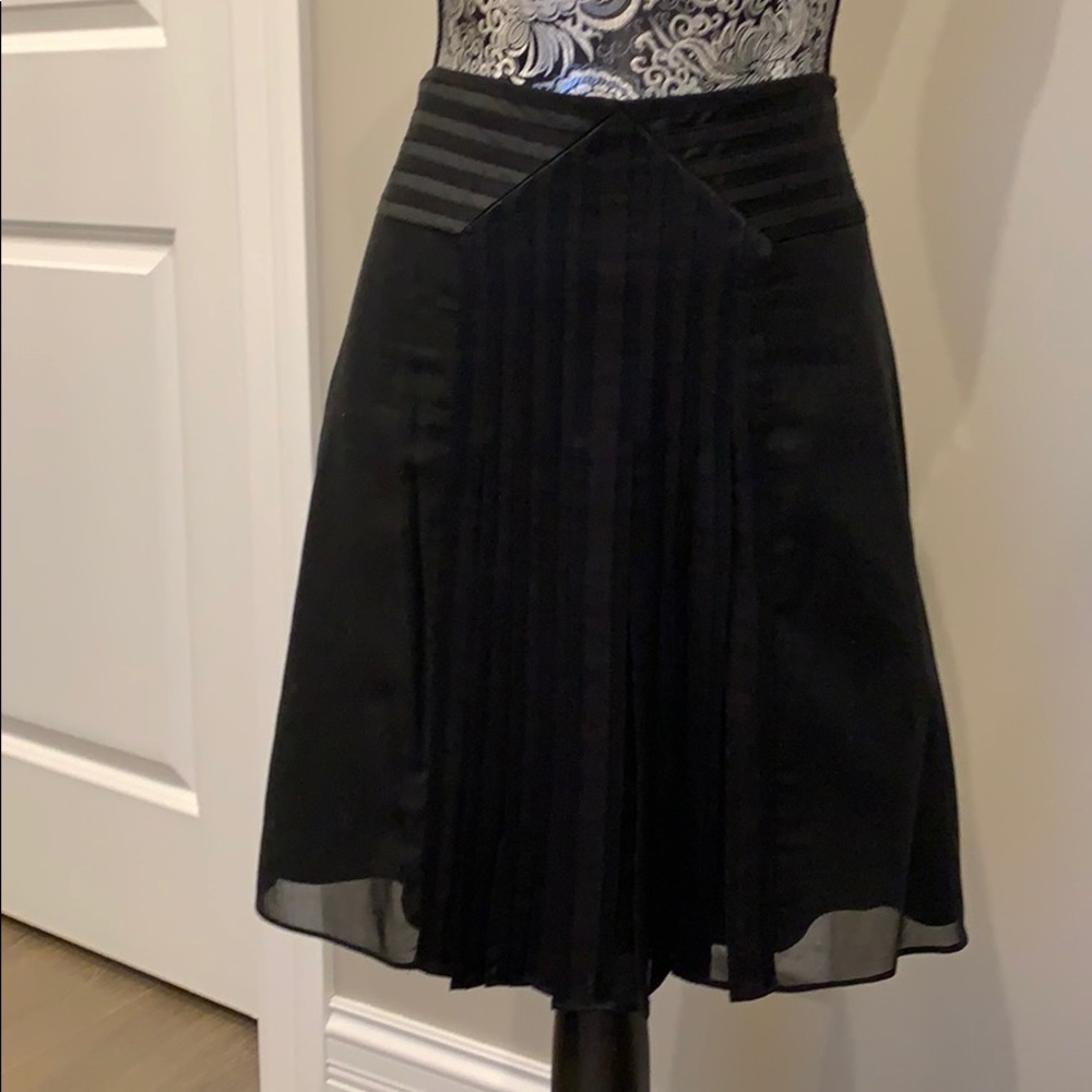 Elie Tahari silk and cotton A-Line Skirt